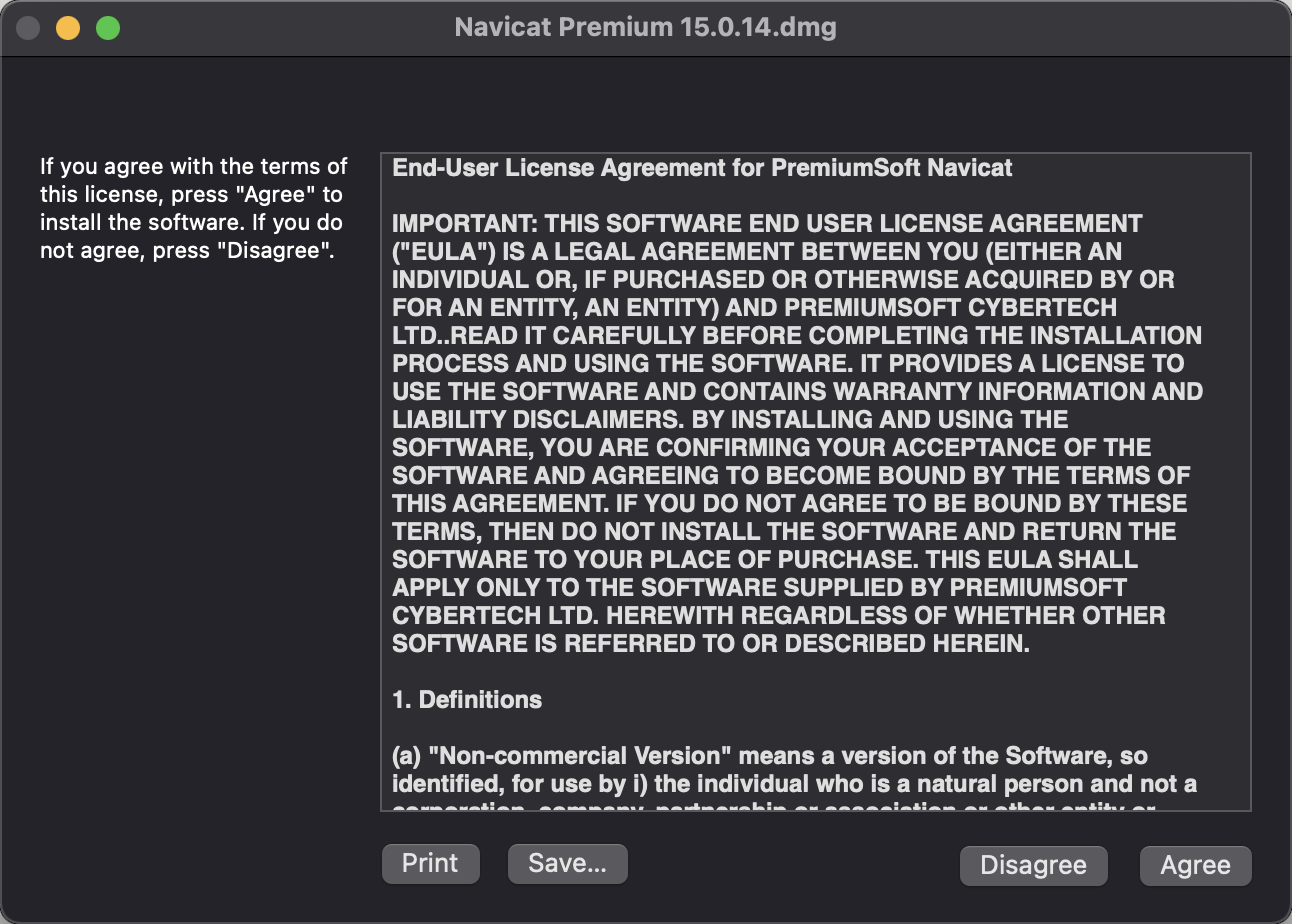 Navicat Premium 15.0.14 for Mac 破解-李楠的主页